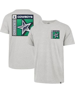 '47 Dallas Cowboys Chrome Plate Franklin T-shirt - Gray