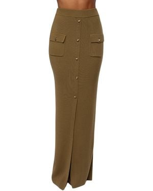 JLUXLABEL Fall Bliss Maxi Skirt - Natural