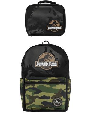 Jurassic Park Backpack & Lunch Set - Black