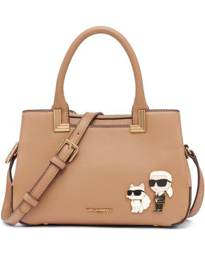 Karl Lagerfeld Meribel Crossbody Handbag - Natural