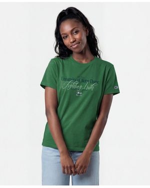 Champion Notre Dame Fighting Irish Crewneck Graphic T-shirt - Green