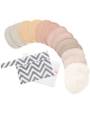KeaBabies 14pk Organic Nursing Pads - White