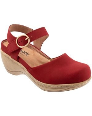 Softwalk Mabelle Clog - Red