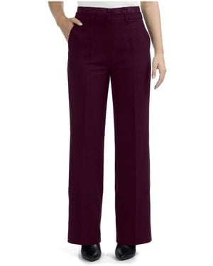 Ellen Tracy Straight Leg Pant - Purple