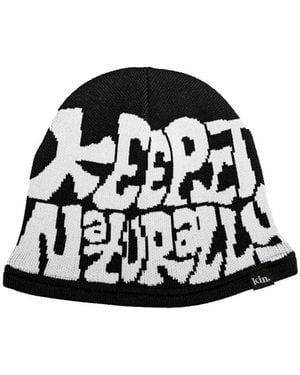 King Apparel Satin-lined Logo Beanie - Black