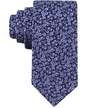 Tommy Hilfiger Luca Floral Tie - Blue