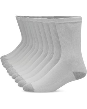 Hanes 12-pk. Ultimate Crew Socks - White