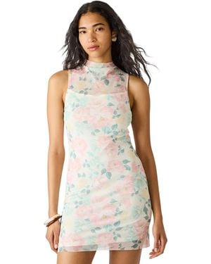 Steve Madden Sidra Printed Bodycon Mini Dress - White