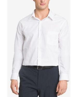 Van Heusen Poplin Dress Shirt Classic Athletic Fit - White