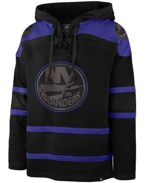 '47 New York Islanders Fall Color Pop Lacer Hoodie - Blue