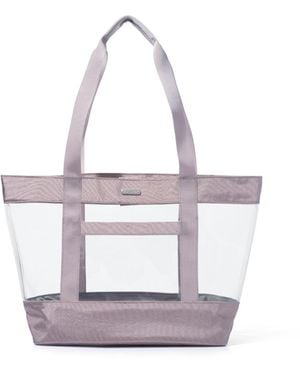 Baggallini Carry Away Clear Pouch Tote - White