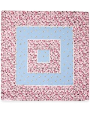 Steve Madden Ditsy Floral Border Scarf - Pink