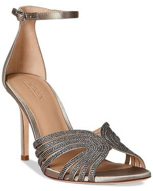 Ralph Lauren Allie Embellished Multistrap Sandal - Metallic