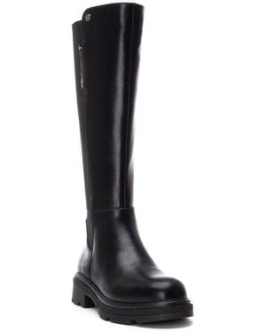 Xti Casual Tall Boots - Black