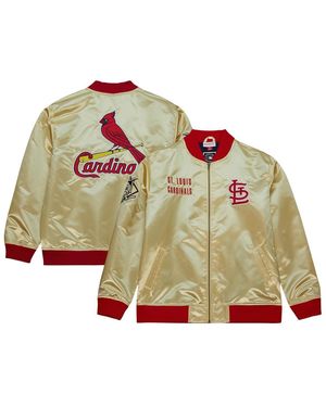 Mitchell & Ness St. Louis Cardinals Og 2.0 Lightweight Satin Full-zip Jacket - Green