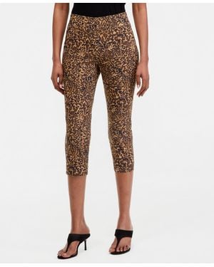 INC International Concepts Printed Capri Pants - Natural