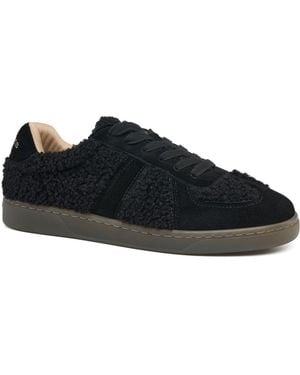 J/Slides Heidi Shearling Sneaker - Black