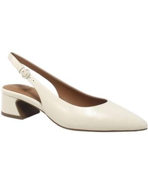 Gentle Souls Georgia Slingback Pumps - White