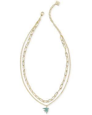 Kendra Scott 14k Gold-plated Melody Bird Multi Strand Necklace - Metallic