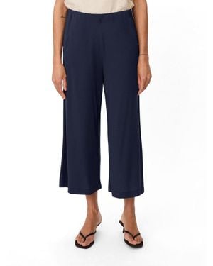 Masai Mapryvora Wide-leg Cropped High-rise Trouser - Blue