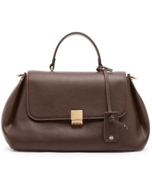 Anne Klein East-west Large Satchel Handbag - Brown