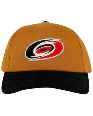 American Needle Tan/black Carolina Hurricanes Burnett Adjustable Hat - Orange