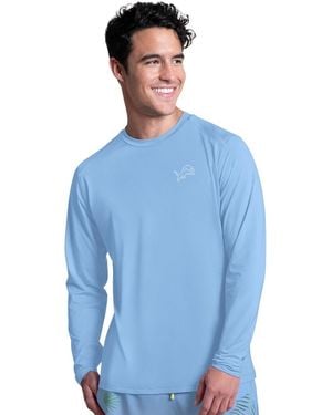 Margaritaville Detroit Lions Life's A Beach Long Sleeve Rashguard - Blue