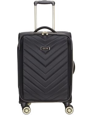 Kenneth Cole Lexington 20" Medium Expandable Softside Carry-on Spinner - Black
