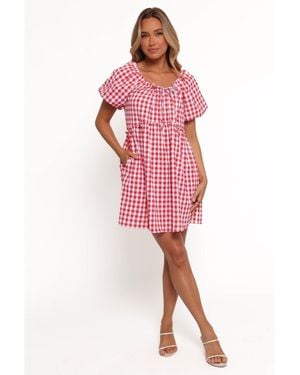 Petal & Pup Dorothea Mini Dress - Red