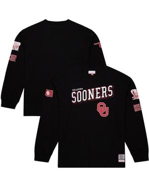 Mitchell & Ness Oklahoma Sooners Training Camp Long Sleeve T-shirt - Black