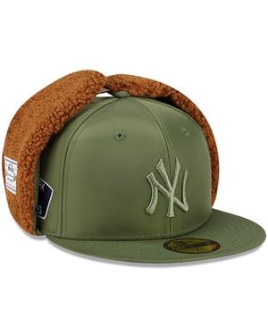 KTZ X Alpha Industries New York Yankees Dog Ear 59fifty Fitted Hat - Green