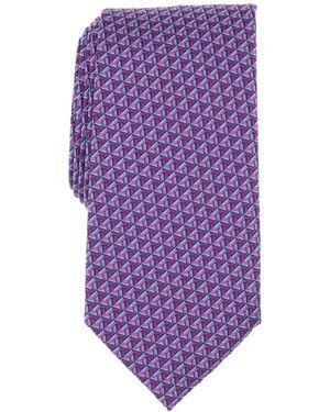 Perry Ellis Perry Ellis Mackin Geo-pattern Tie - Purple