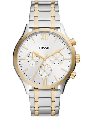 Fossil Fenmore Multifunction Two-tone Bracelet Watch - Metallic