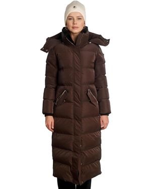 Woodpecker Bird Of Paradise Quilted Coat - Brown