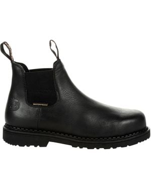 Georgia Boot Georgia Giant Revamp Waterproof Chelsea Work Boot - Black