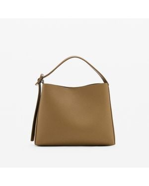 Mango Buckle Mini Shopper Bag - Green
