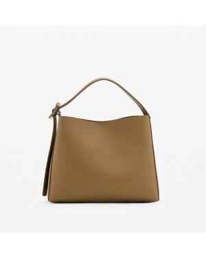 Mango Buckle Mini Shopper Bag - Green