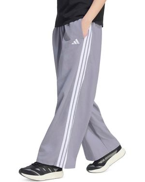 adidas Three Stripe Parachute Pants - Blue