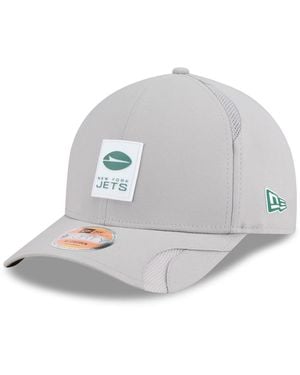 KTZ New York Jets 2025 Sideline M-crown 9forty Adjustable Hat - Gray