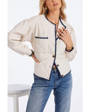 Bishop + Young Bishop + Young Bishop + Young Brooklyn Whipstitch Quilted Jacket - White