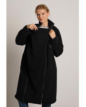 Nom Maternity Maternity Teddi Coat - Black