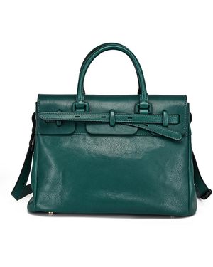 Old Trend Wishbone Medium Satchel Bag - Green