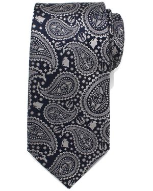 Star Wars Yoda Paisley Tie - Blue