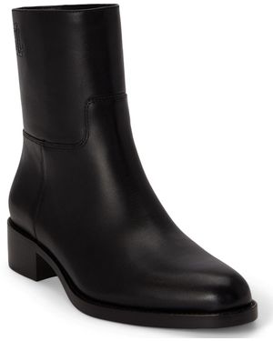 Ralph Lauren Kyle Round Toe Booties - Black