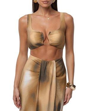 JLUXLABEL Earthbound Top - Brown