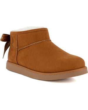 Juicy Couture Kelsey Round Toe Cold Weather Booties - Brown