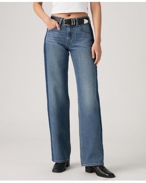 Levi's Super-low Double-button Relaxed-fit Denim Jean - Blue