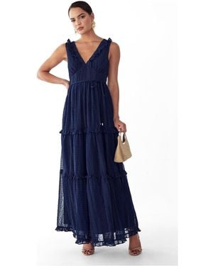 ST MRLO Denison Maxi Dress - Blue
