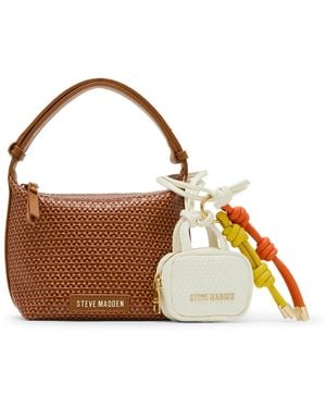 Steve Madden Lilyann Mini Satchel Bag - Brown