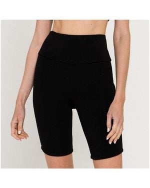 Grey Lab Biker Shorts - Black